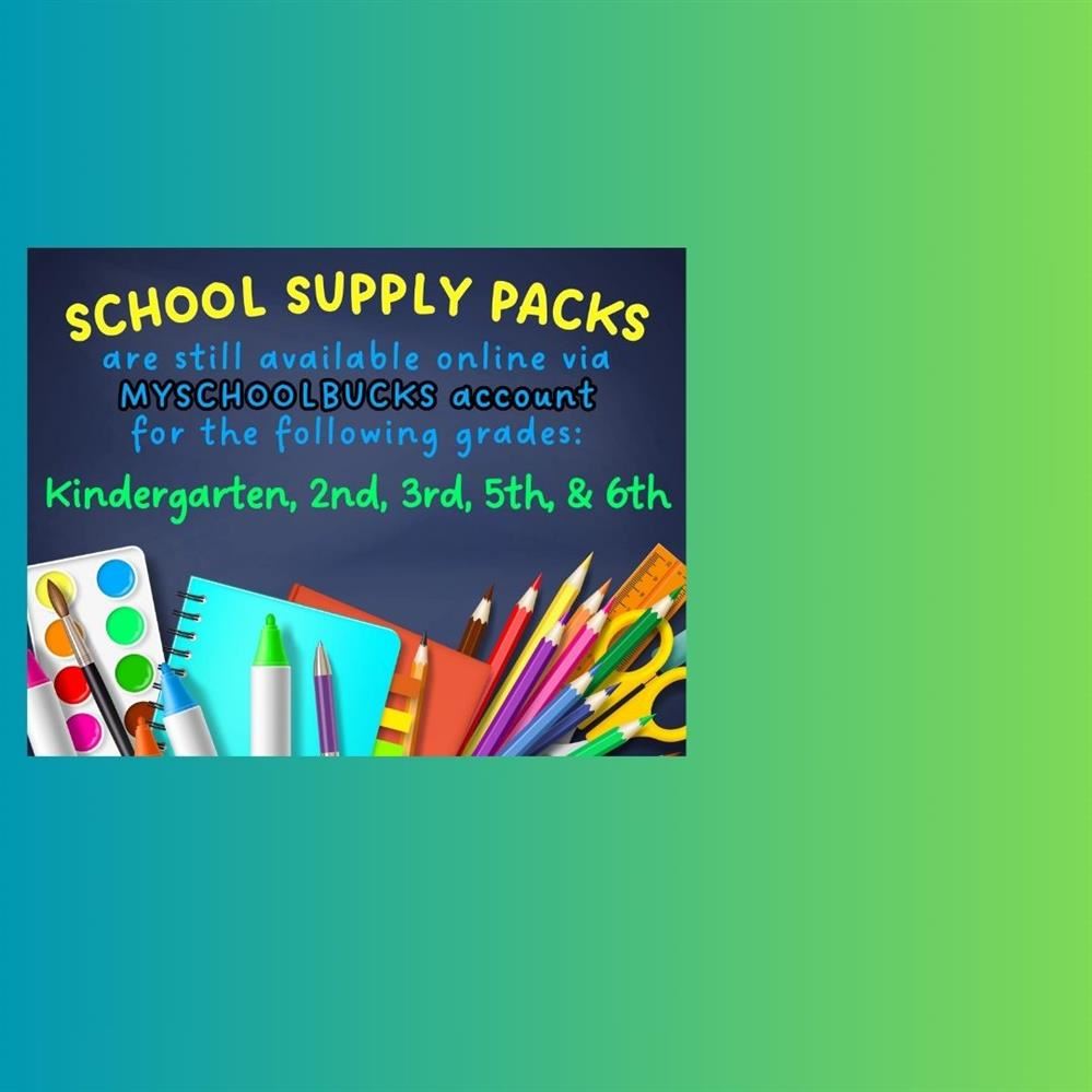  Supply Packs On My School Bucks